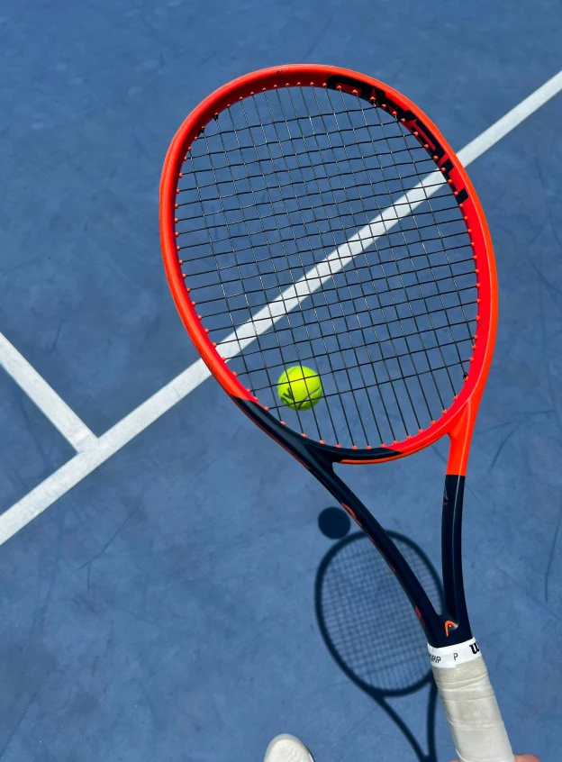 Compact dampeners that reduce racket vibration feel Hover Image