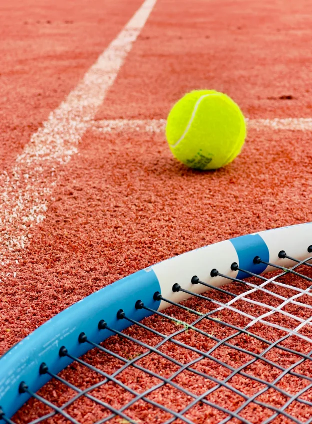 Durable tennis balls with consistent court bounce Hover Image
