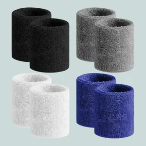 Soft wristbands to keep sweat away during rallies Hover Image